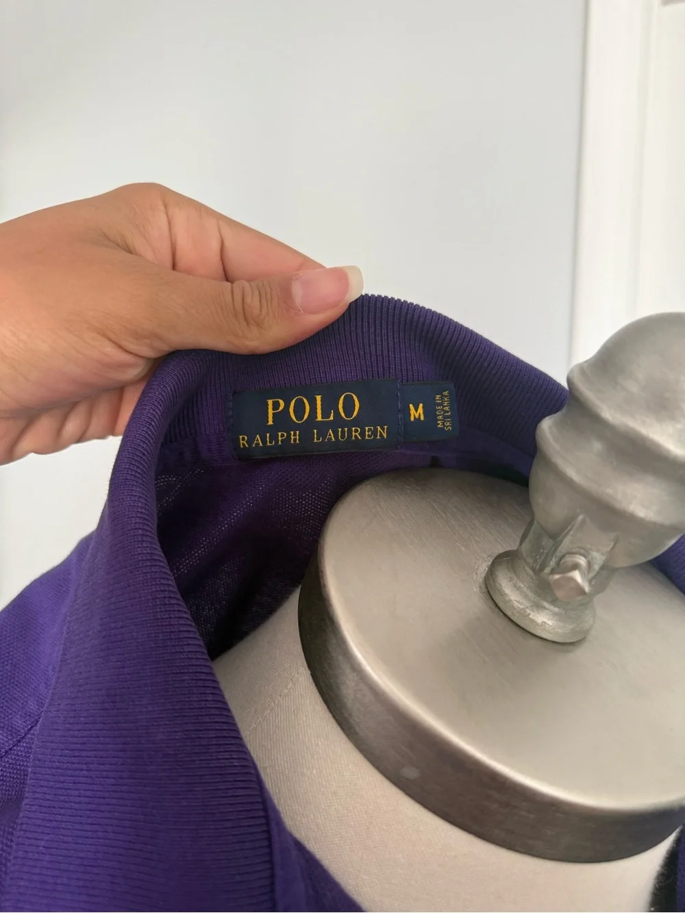 Ralph Lauren Purple Short-Sleeve Polo with Yellow Pony